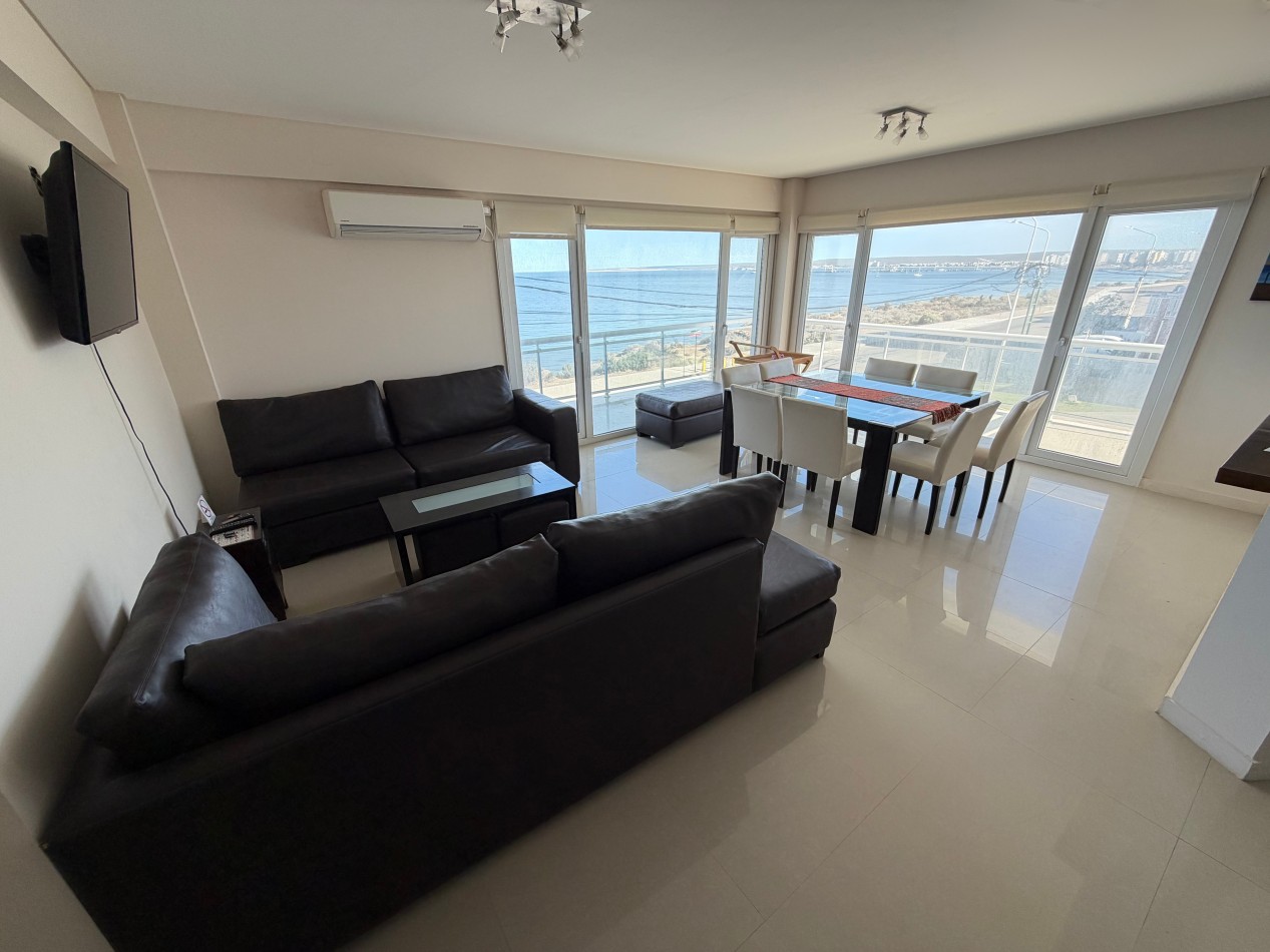 DEPTO DE 2 DORMITORIOS CON COCHERA Y PISCINA FRENTE AL MAR