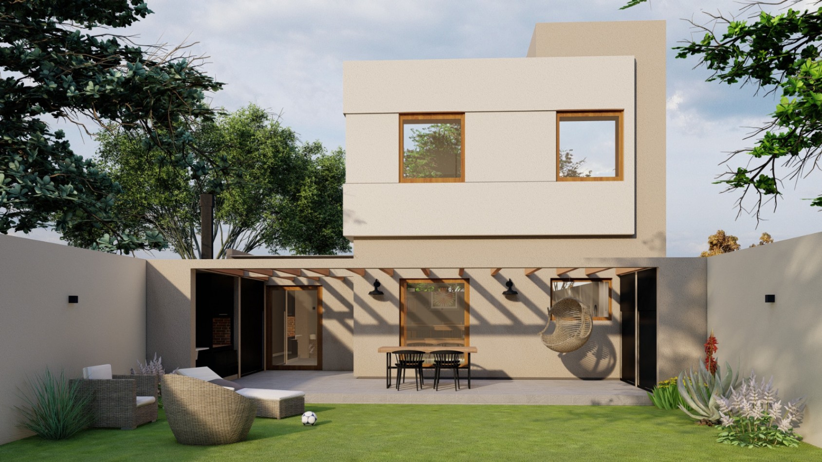 TERRENO 300 M² CON SERVICIOS, MEDIANERA Y PROYECTO APROBADO